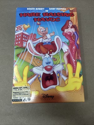Roger Rabbit Hare Raising Havoc AMIGA 500 2000 Game 1991 RARE COMPLETE In BOX