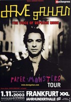 Dave Gahan (Depeche Mode) - The Voice, Frankfurt 2003 | Konzertplakat | Poster