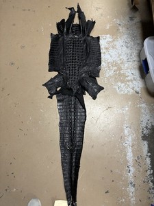 6’6 Wild Alligator Horn Back Leather Hide