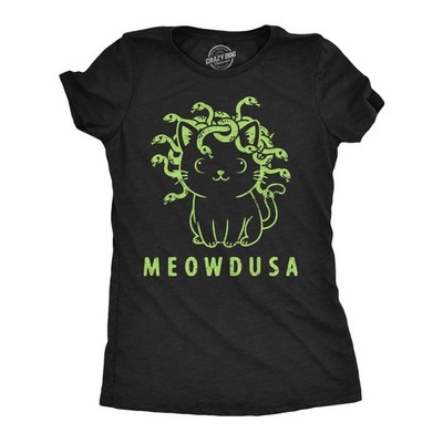 Womens Funny T Shirts Meowdusa Sarcastic Kitten Graphic Novelty Tee For Ladies
