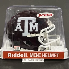 Texas A&M Aggies Speed Mini Helmet Riddell NCAA Licensed Brand New!