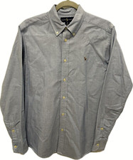 Ralph Lauren Boy s Long Sleeve Button Down Shirt Size Youth XL / 18