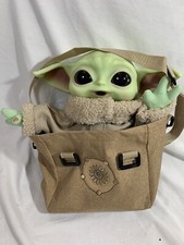The Child Grogu Star Wars PlushBaby talking Yoda Mandalorian Bag