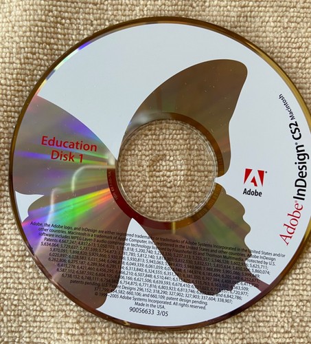 Adobe InDesign CS2 • Macintosh • Education Version w Serial # • 2005 - Picture 4 of 4
