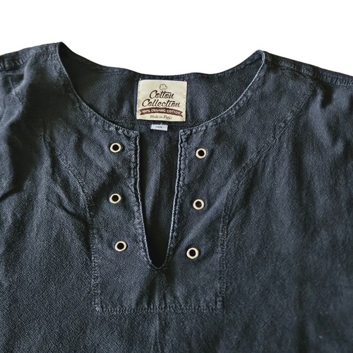 Tunic Black 2X Cotton Collection Peru Top Heavy Knit Women’s Plus - Picture 7 of 11