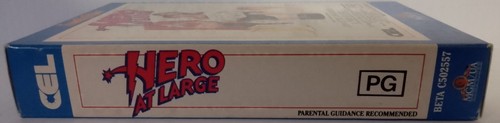 Hero At Large John Ritter (1980) BETA Betamax videotape CEL card box NOT VHS - Picture 3 of 5