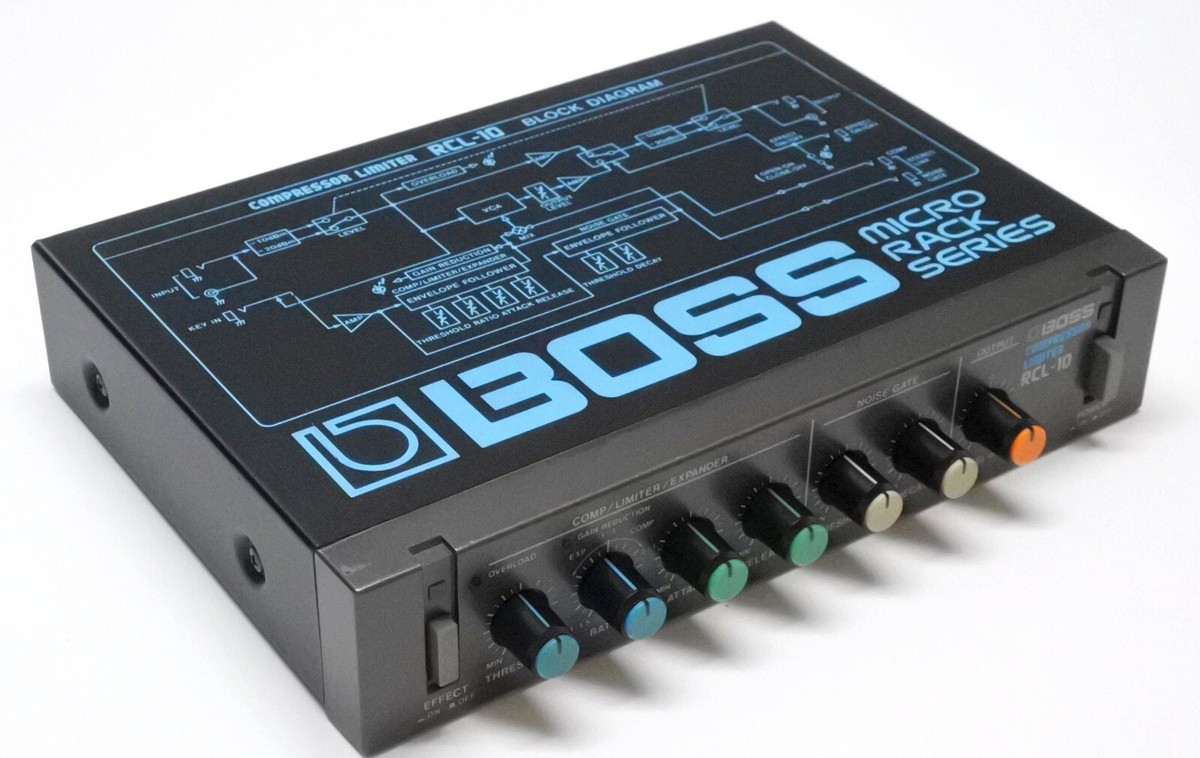 堅実な究極の BOSS RCL-10 Compressor Limiter Micro Rack Guitar Effects ギター