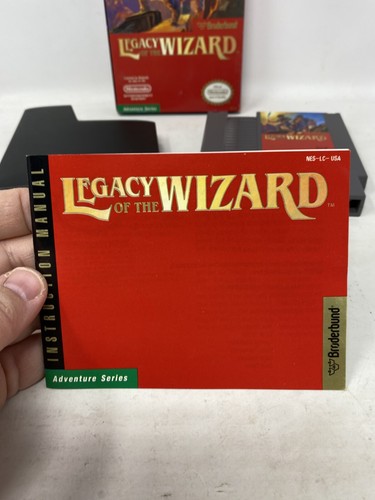 Legacy of the Wizard complete in box nintendo nes rpg CIB authentic Ships Fast - Picture 8 of 20