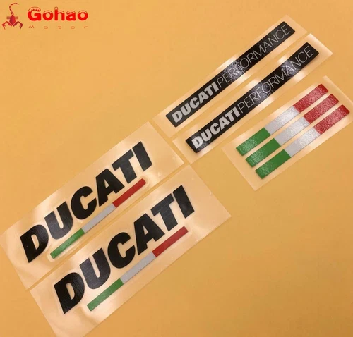 Decal Stickers Set for Ducati Performance Course Evo Racing Motorcycle Bikes New