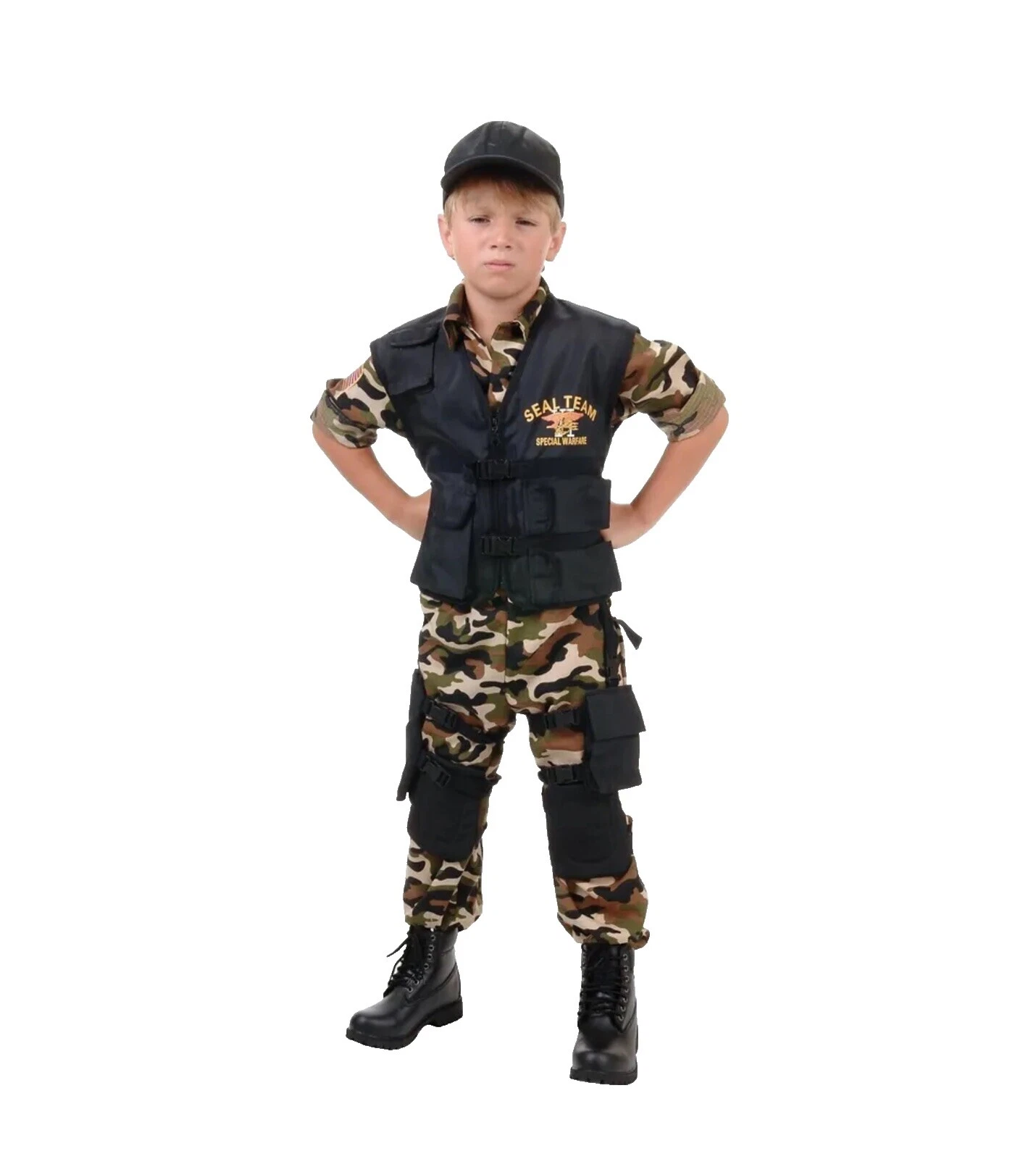 Underwraps Costumes Complete Outfit Military Costumes for Boys