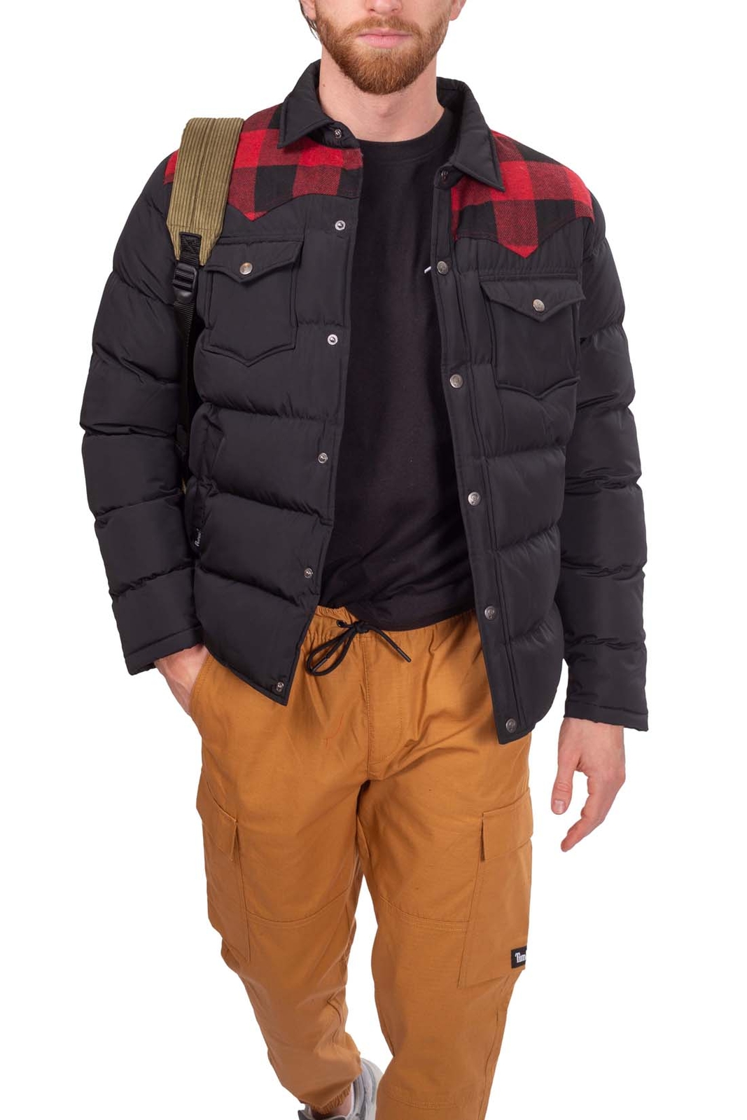 PENFIELD - Men's jacket with tartan detail image 5