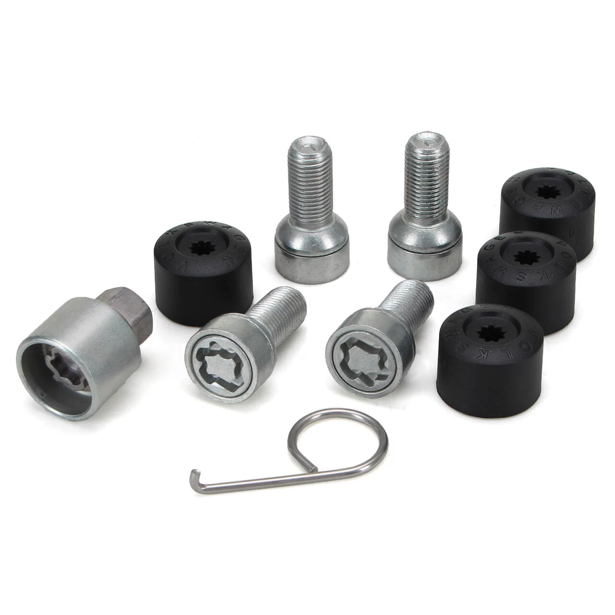 ORIGINAL VW Felgenschloss M14x1,5 GOLF PASSAT POLO TIGUAN TOURAN  