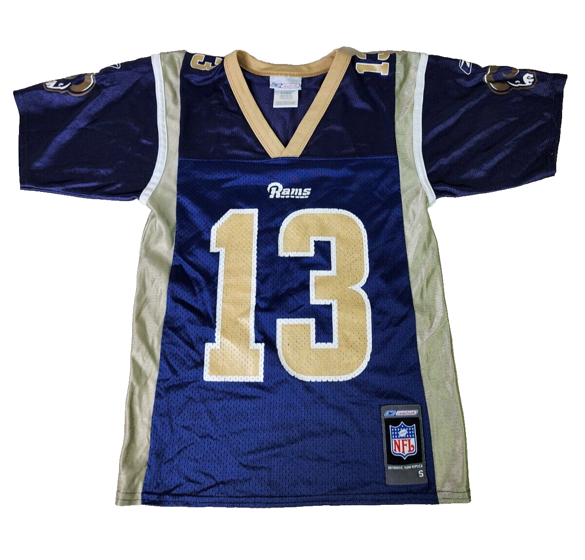 VTG Reebok St. Louis Rams Jersey Sz Youth Small #13 Kurt Warner