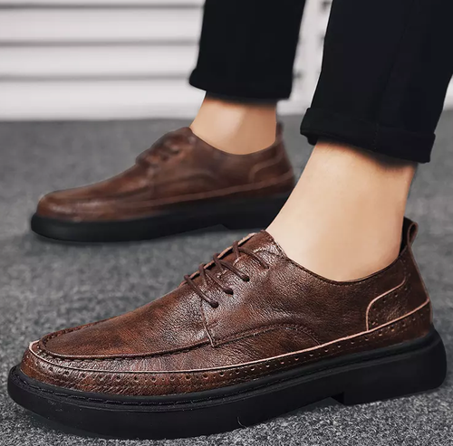 Men Oxfords Faux Leather Shoes Casual 