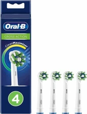 Oral-B Cross Action Electric Toothbrush Replacement Brush Heads Refill - 4 Count