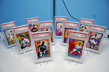 1997 TOPPS GALLERY SERIGRAPHS Set Peter Max auto PSA Auth Ken Griffey Jeter Etc