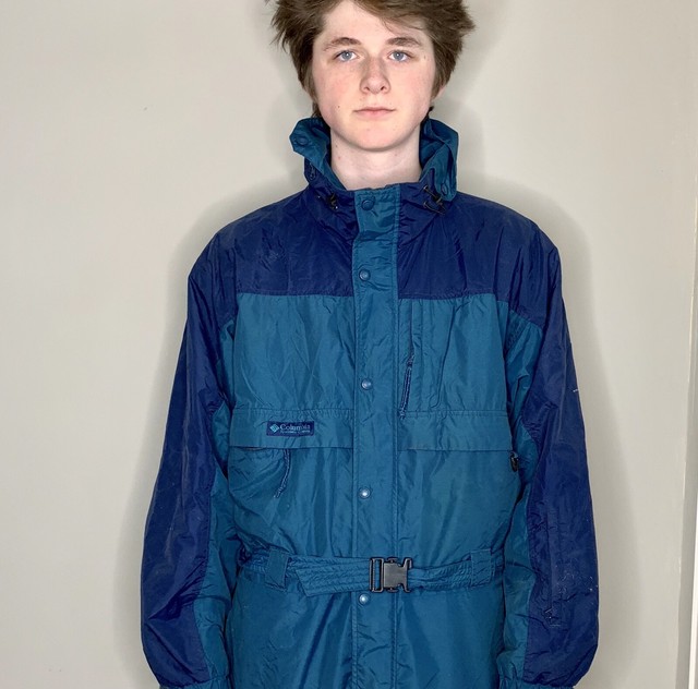 Columbia Mens One Piece Ski Suit Snowsuit Colorblock 90s Large EBay