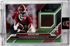 Ryan Williams 2024 Topps Bowman U Now #19A Game Used Ball Relic GREEN #'d 52/75