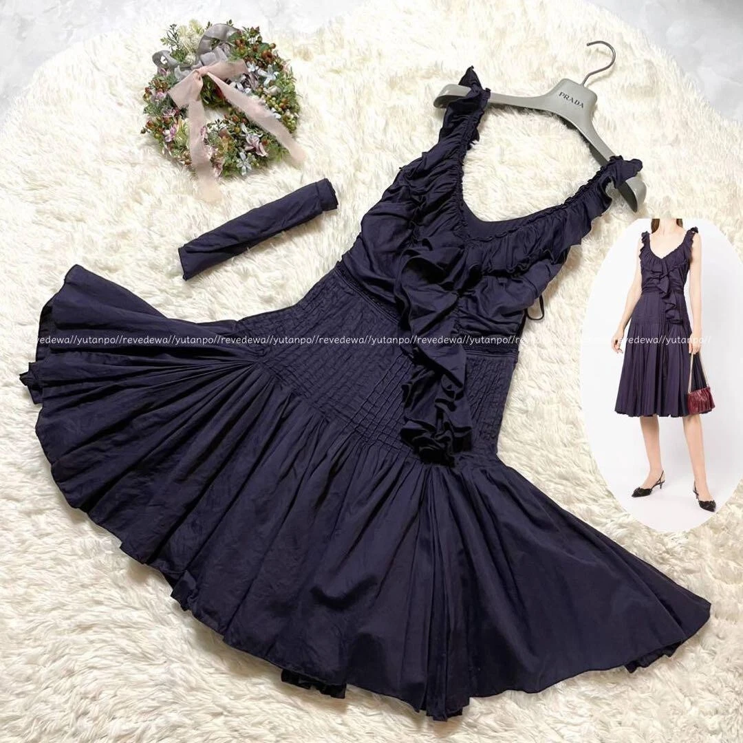 Prada clearance ruffle dress