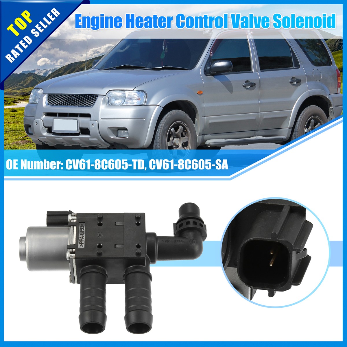 Genuine OEM Ford - Heater Control Valve CV6Z-18495-D | OEM Ford Parts - View #7