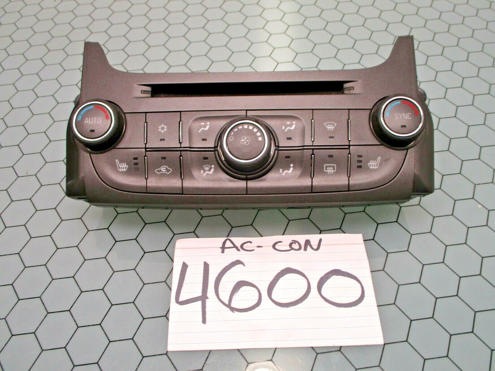 2013 2014 Chevrolet Malibu AC and Heater Control Used Stock #4600-AC 