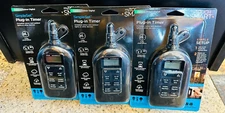 My Touch Smart Simple Set Plug-In Timer Indoor & Outdoor 030878268981 -Lots of 3