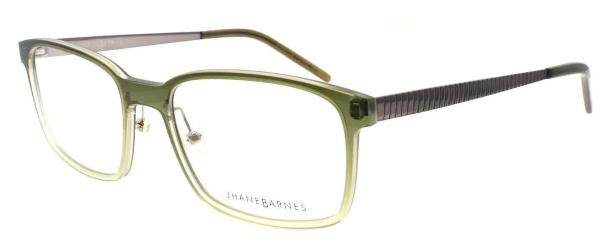 Jhane Barnes‎ Converge BR 54-18-140 Brown Yellow Eyeglasses Frame H10192 WOOW Marry Me 4 Col 1331 Brown Yellow EYEGLASSES FRAME 48-18  main image 3
