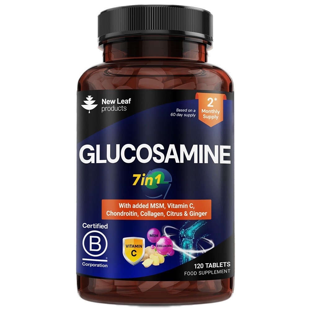Glucosamine 7In1 Complex + MSM, Vit C, Chondroitin, Collagen, Citrus & Ginger