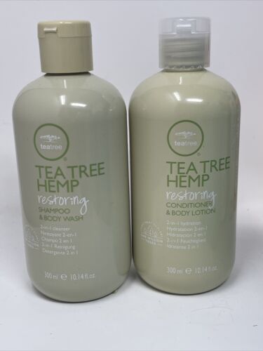 Ensemble shampooing et revitalisant chanvre arbre à thé Paul Mitchell 10,14 onces chacun - Photo 1/1
