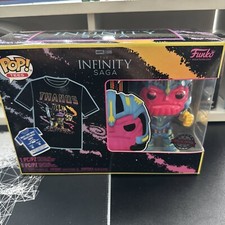 Funko Set Figura Pop & Tee Marvel Infinity Saga Thanos Exclusivo Talla M