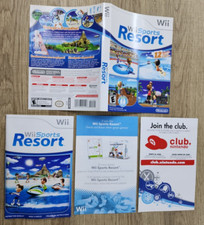COVER SLEEVE - INSERTS MANUAL ONLY - NO GAME - Wii SPORTS RESORT - Wii
