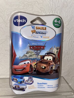 V Tech V Smile Motion Cyber Pocket Cartridge Disney Cars 2 Spiel Neu Sealed  