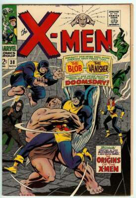 Sam Rosen Marvel X-MEN #38 7.5 // DAN ADKINS + SAM ROSEN COVER ART MARVEL COMICS 1967 | eBay
