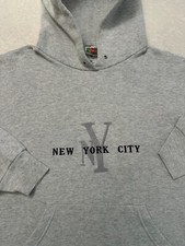 Vintage 1990s 90s Y2K 2000s New York City NYC Embroidered Sweatshirt Hoodie, M