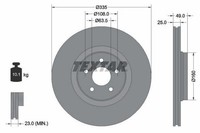 Bremsscheibe Ford P. Focus 2.0 12-18