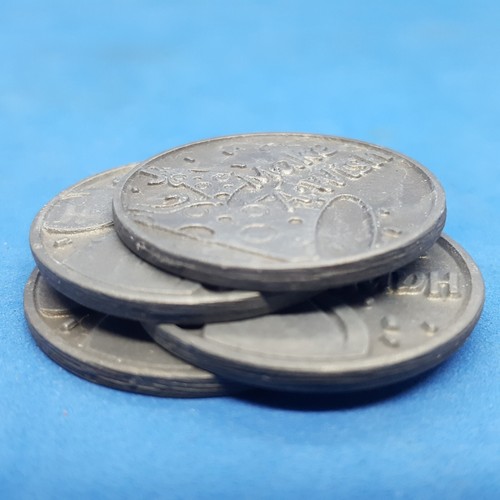 4 "Happy Birthday" "Make A Wish" Pewter Pocket Tokens - Cathedral Art Raised - Picture 2 of 5