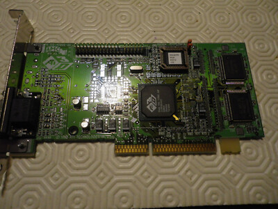 Vintage Carte video ATI AGP FX5200 T128 Mem 128 M VGA Svideo
