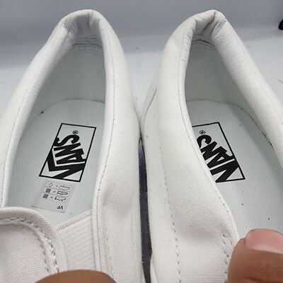Vans Classic Slip On Mens 13 White Shoes Low Top Comfort  display picture 1