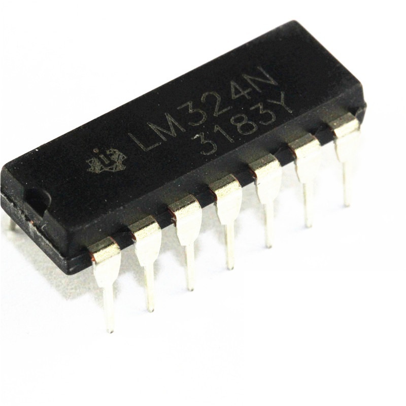 50PCS IC LM324N LM324 DIP14 TI Low Power Quad Op-Amp NEW