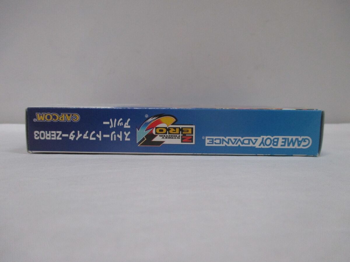 GBA -- Street Fighter Zero 3 Upper -- Box. Game Boy Advance GBA -- Street Fighter Zero 3 Upper -- Box. Game Boy Advance