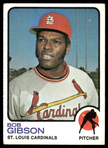 1973 Topps #190 Bob Gibson - VG - 第 1/2 張圖片
