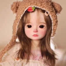1/6 BJD Doll SD Jointed Bare Doll Face Makeup Eyes Sweet Resin Girl Handmade Toy