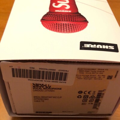 Supreme/Shure Vocal Microphone 新品未開封 Fall/Winter 2020 Preview – Supreme