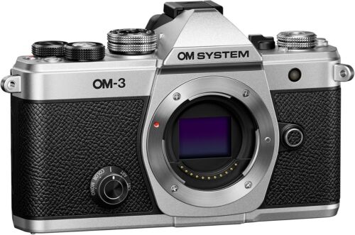 OLYMPUS OM SYSTEM OM-3 Mirrorless Digital Camera Silver BODY ONLY