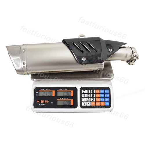 Motorcycle Exhaust Tips For Kove 800X Steel Mufflers Pipe Carbon Cover Any Year - Picture 2 of 10