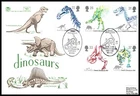 Great Britain - 1991 - Dinosaurs, Scott# 1387-91, Stuart Combo Cover