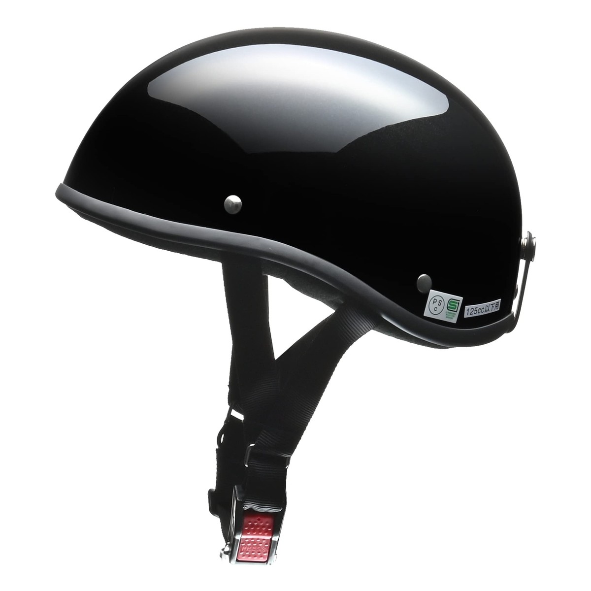 lead industry ELZO Half Helmet Free Size Less than 57 ~60cm Black