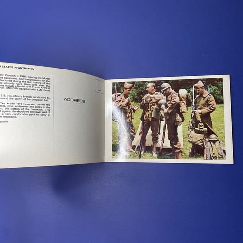 Vintage Soldiers Of World War 1 West Point Museum 10 Postcard Book - Picture 2 of 9