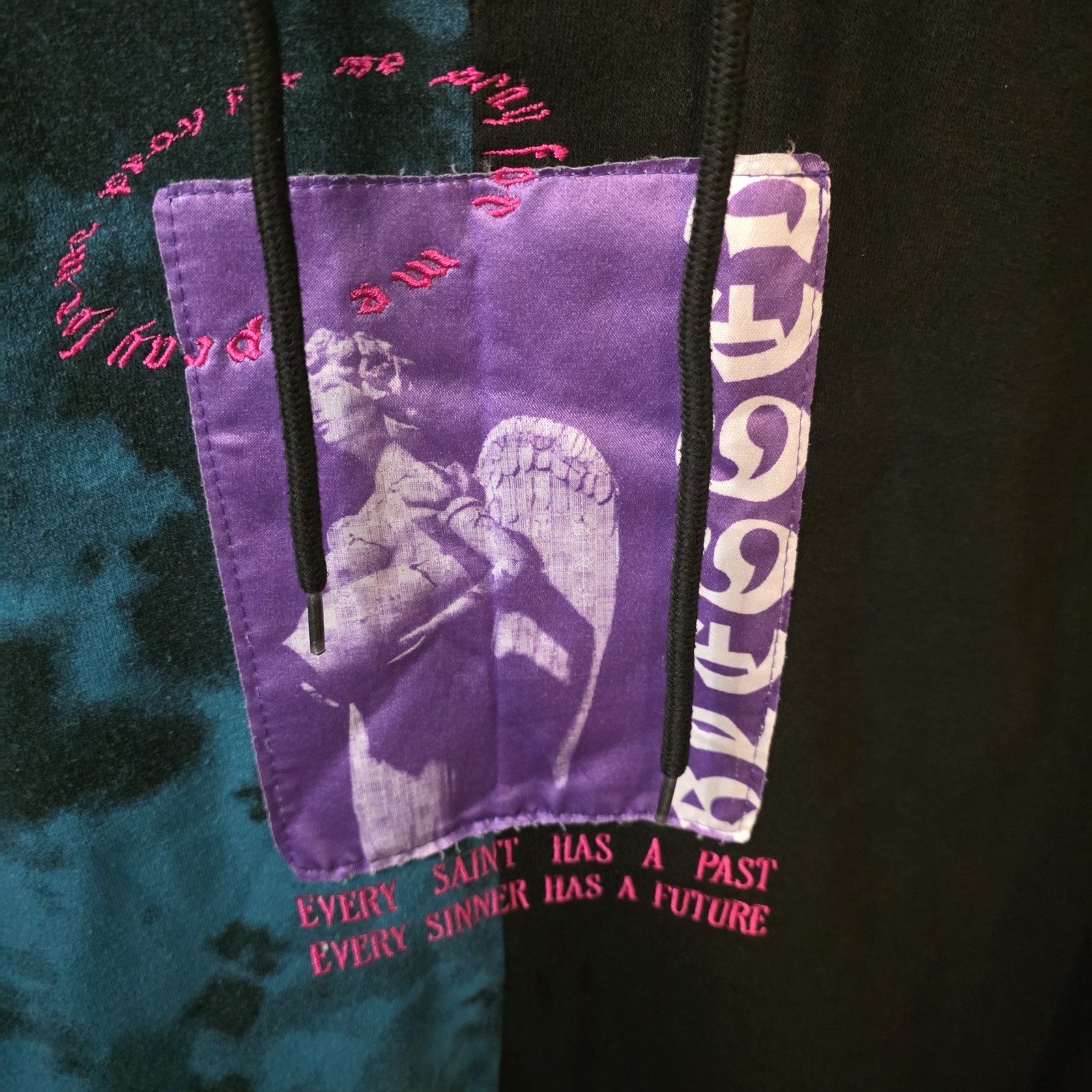 Brooklyn Cloth Blessed Split Two Toned Hoodie Sz … - image 6