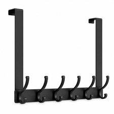 Over the Door Hooks Hanger with Extended Arms, Fit 1 3/8" Door, F7U, Towel Rack